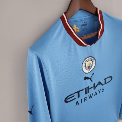 Maillot Manchester City Primera Equipacion 2022/2023 Manches Longues