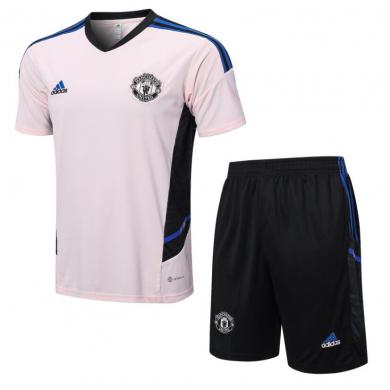 Maillot Manchester United FC Training Kit Rosa 22/23 + Pantalone