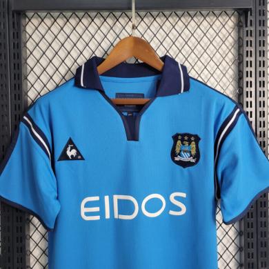 Maillot Retro Manchester City Primera Equipacion 01/02