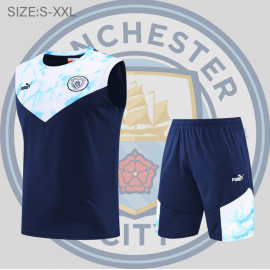 Maillot Sans Manches 22/23 MANCHESTER CITY CONJUNTO DE ENTRENO + Pantalone