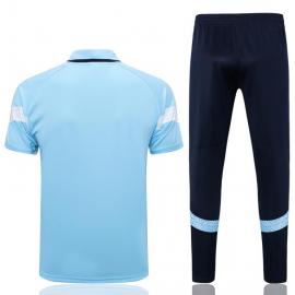 Polo MANCHESTER CITY d'entrainement 23/24 Bleu celeste+ Pantalon