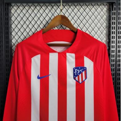 Maillot Atlético Madrid Domicile 23/24 Manches Longues