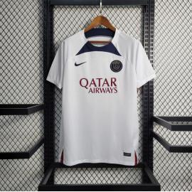 Maillot Paris St. Germain FC d'entrainement Blanc 23/24+ Pantalon