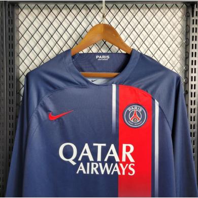 Maillot Paris Saint-Germain FC Domicile 2023-2024 Manches Longues