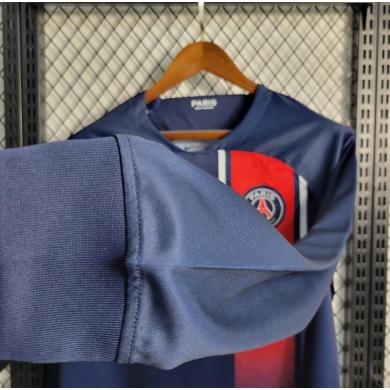 Maillot Paris Saint-Germain FC Domicile 2023-2024 Manches Longues