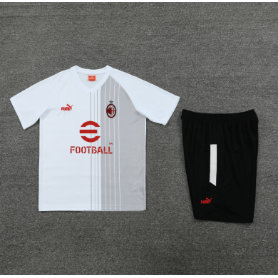 Maillot AC Milan dentrainement 23/24 Blanc+ Pantalon