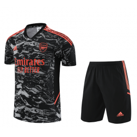 Maillot Arsenal FC Pre Match 23/24 Noir+ Pantalon