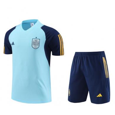 Maillot Espagne dentrainement 2023/2024 Bleu+ Pantalon