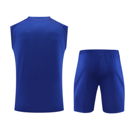 Maillot Sans Manches Barcelona d'entrainement 23/24 Bleu+ Pantalon