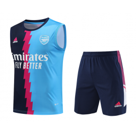 Maillot Sans Manches FC Arsenal d'entrainement 23/24 Bleu+ Pantalon