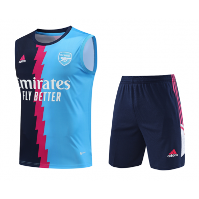 Maillot Sans Manches FC Arsenal dentrainement 23/24 Bleu+ Pantalon