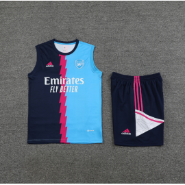 Maillot Sans Manches FC Arsenal d'entrainement 23/24 Bleu+ Pantalon