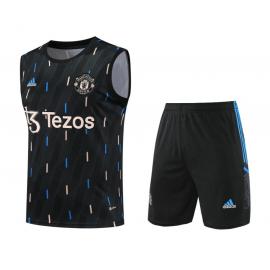 Maillot Sans Manches Manchester United FC d'entrainement 23/24+ Pantalon