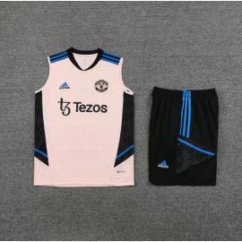 Maillot Sans Manches Manchester United d'entrainement 2023/2024+ Pantalon