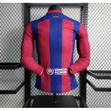 Maillot Barcelona Fc Domicile 23/24 Manches Longues