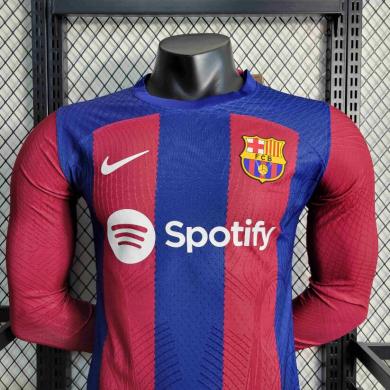 Maillot Barcelona Fc Domicile 23/24 Manches Longues