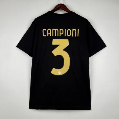 Maillot Napoli Serie A Campioni Champions Noir 22-23