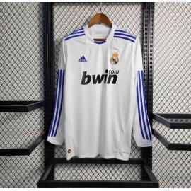 Maillot Retro Real Madrid Domicile 10/11 Manches Longues