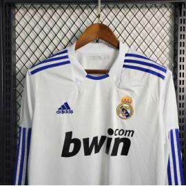 Maillot Retro Real Madrid Domicile 10/11 Manches Longues