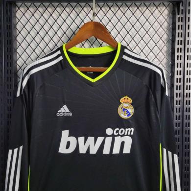 Maillot Retro Real Madrid Extérieur 10/11 Manches Longues