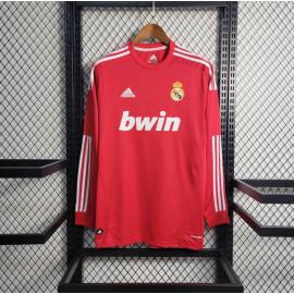 Maillot Retro Real Madrid Extérieur 11/12 Manches Longues