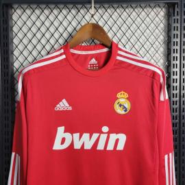 Maillot Retro Real Madrid Extérieur 11/12 Manches Longues