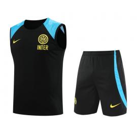 Maillot Sans Manches Inter Milan d'entrainement 2023/2024+ Pantalon