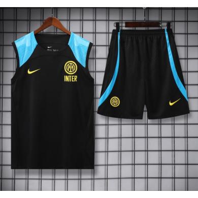 Maillot Sans Manches Inter Milan dentrainement 2023/2024+ Pantalon