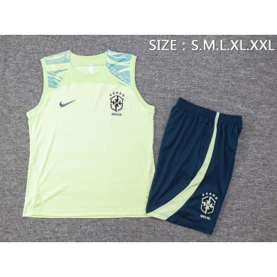 Maillot Sans Manches Brésil dentrainement 23/24+Pantalones