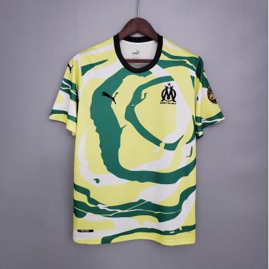 Maillot Olympique Marseille OM Africa Edición spécial 2021/2022 Blanc Jaune Vert