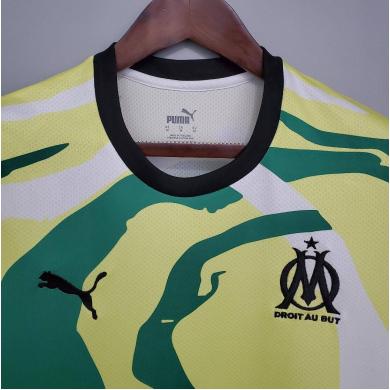 Maillot Olympique Marseille OM Africa Edición spécial 2021/2022 Blanc Jaune Vert