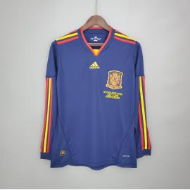 Maillot Retro Espagne Extérieur 2010 Manches Longues