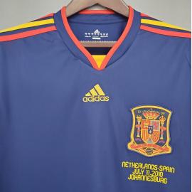 Maillot Retro Espagne Extérieur 2010 Manches Longues