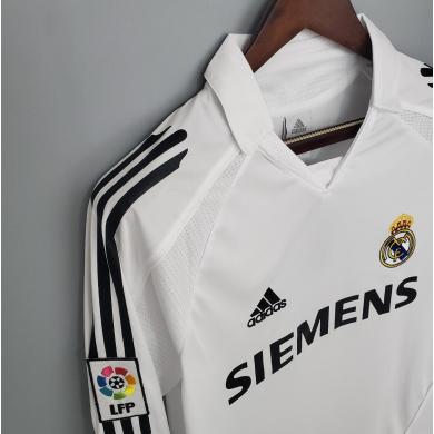 Maillot Retro Real Madrid Domicile 05/06 Manches Longues