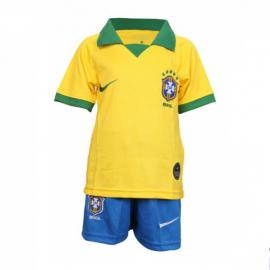 Maillot Brésil Domicile 2019 Enfant Kit