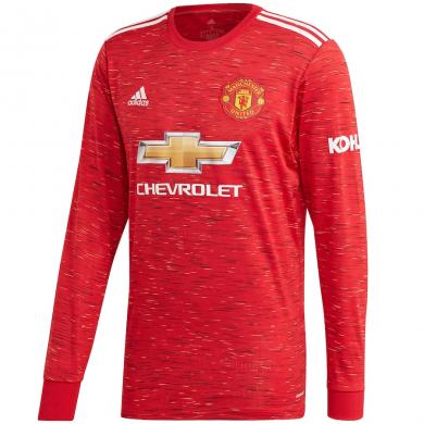 Maillot Domicile Manchester United 2020-2021 Manches Longues