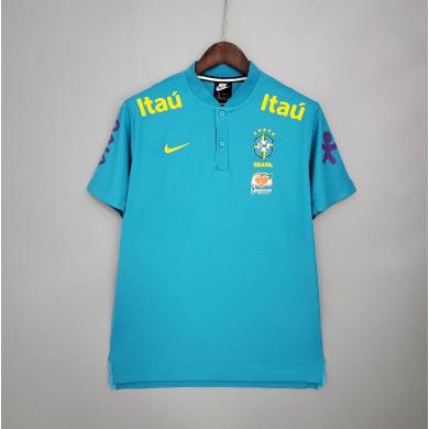 Maillot 2021 Brésil Pre-Partido Bleu