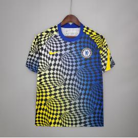 Maillot 21/22 Chelsea Bleu Y Jaune