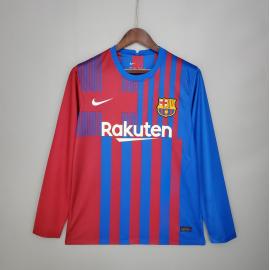 Maillot Barcelona Domicile 2021/2022 Manches Longues