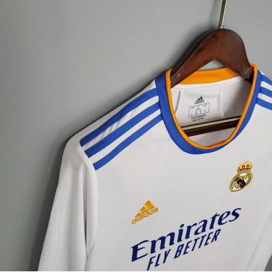 Maillot Real Madrid Domicile 21/22 Manches Longues