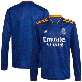 Maillot Real Madrid Extérieur 2021-2022 Manches Longues