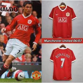 Maillot Retro Manchester United Domicile 06/07