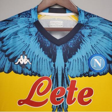 Maillot Scc Napoli Amarilla x Bleu 2020-2021