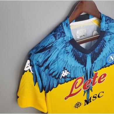 Maillot Scc Napoli Amarilla x Bleu 2020-2021