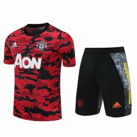 Maillot Entrenamiento Manchester United 2020/2021 Rojo