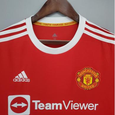 Maillot Domicile Copa Manchester United 2021-22 de Manches Longues