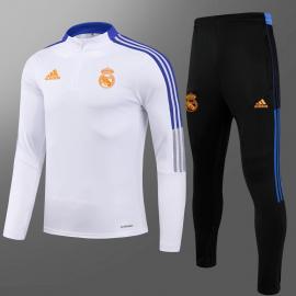 Chaquetas Entrenamiento FC Real Madrid 2021 Blanc