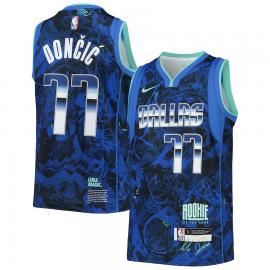 Maillot Dallas Mavericks Luka Doncic Blue Select Series MVP Swingman