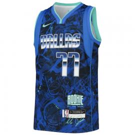 Maillot Dallas Mavericks Luka Doncic Blue Select Series MVP Swingman