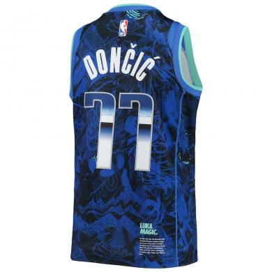 Maillot Dallas Mavericks Luka Doncic Blue Select Series MVP Swingman